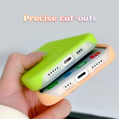 직업적인 Iphone 15를 위한 연약한 극세사 안대기를 가진 피부 친절한 묵 액체 휴대폰 실리콘 상자