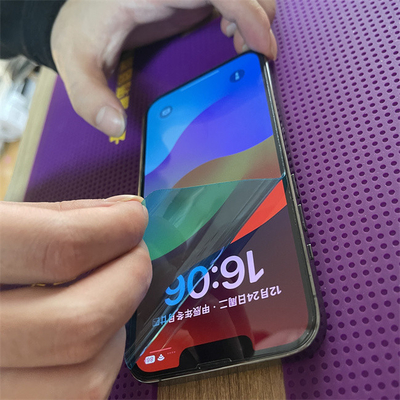 사용자 지정 디자인 소프트웨어로 휴대 전화에 대한 전문 화면 보호 레이저 절단 기계