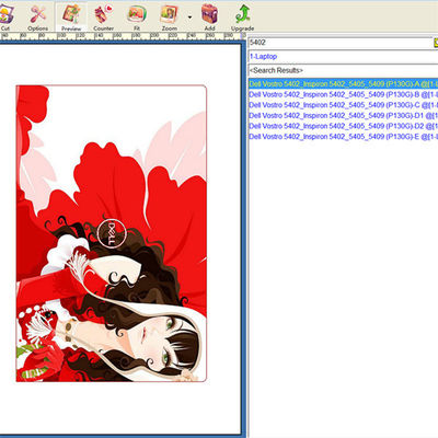 노트북 스킨 제작 기계 (노트북 템플릿 및 컷팅 제한 없음, 창의적인 노트북 스킨 디자인 지원)