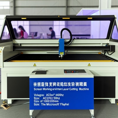 실내 작업 환경 스크린 보호기 레이저 절단기 AC220V/50Hz 전압 1000*800*800mm 크기