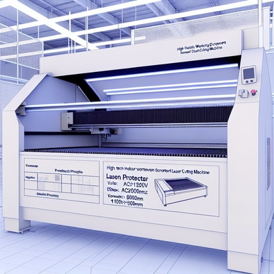 실내 작업 환경 스크린 보호기 레이저 절단기 AC220V/50Hz 전압 1000*800*800mm 크기