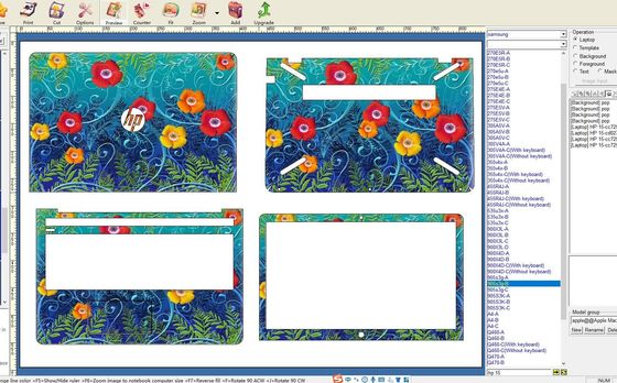 개인 DIY 및 전문가를 위해 설계된 노트북 스킨 제작 기계, 포괄적인 재료 패키지 및 소프트웨어 지원 포함